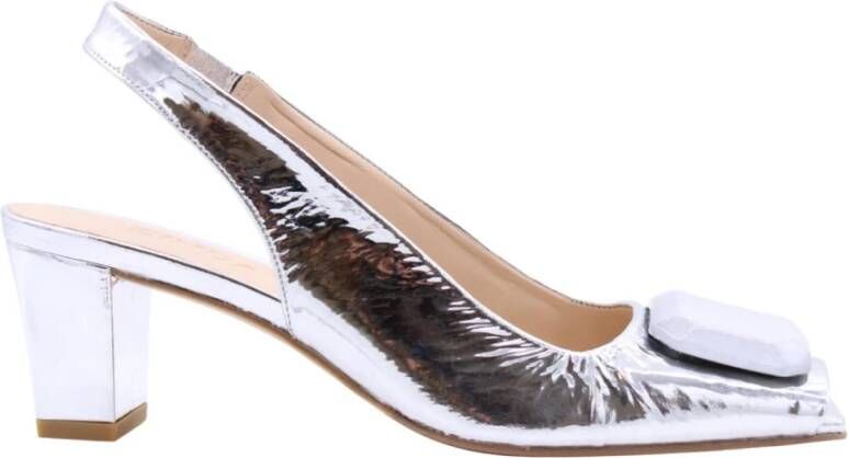 Zinda Elegante Slingback Hakken Gray Dames