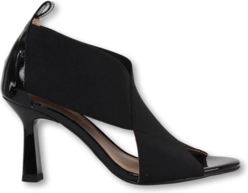 Zinda Elegante Zwarte Hakken Sandaal Black Dames