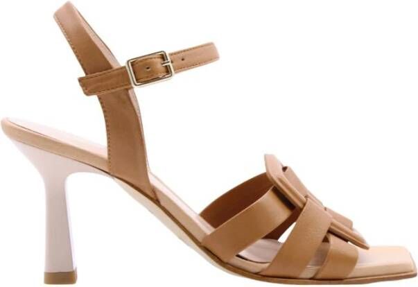 Zinda Høye hælsandaler Bruin Dames - Foto 4