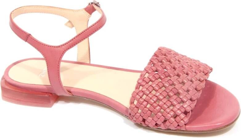 Zinda Leren sandalen met Peony Model