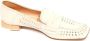 Zinda Off White Leren Loafer Model 1291-A - Thumbnail 1