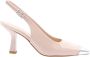 Zinda Peep Heel Schoenen Verhoog Je Stijl Beige Dames - Thumbnail 2