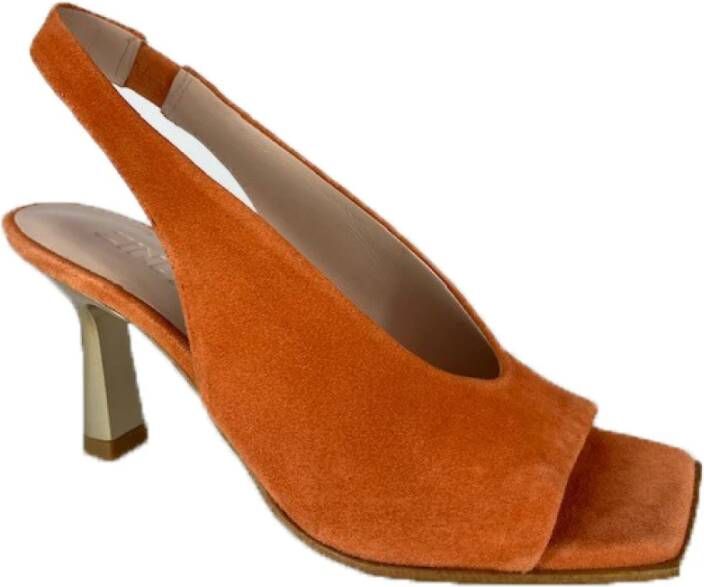 Zinda Verhoog je stijl met hoge hak sandalen Orange Dames