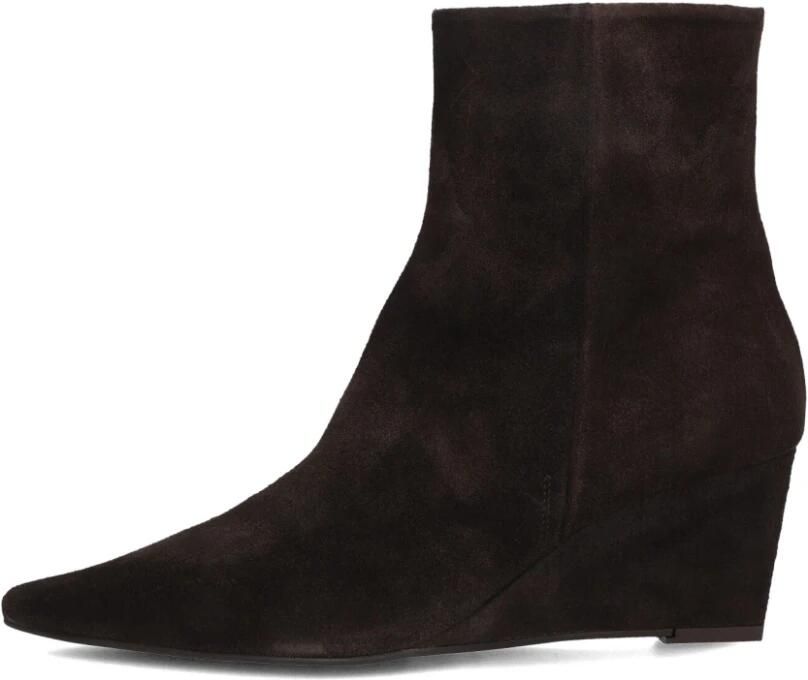 ZINDA Enkellaarsjes Dames 3603 Suède Bruin