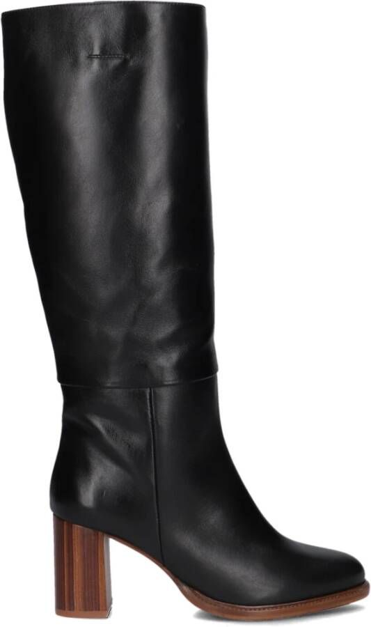ZINDA Hoge Laarzen Dames 3324 Maat: 40 Materiaal: Leer Kleur: Zwart