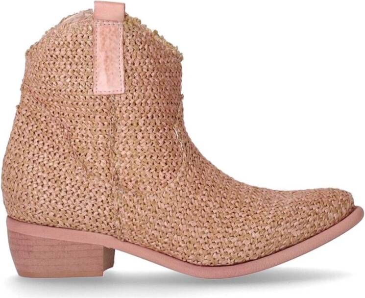 Zoe Ankle Boots Pink Dames