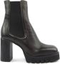 Zoe Heeled Boots Zwart Dames - Thumbnail 1