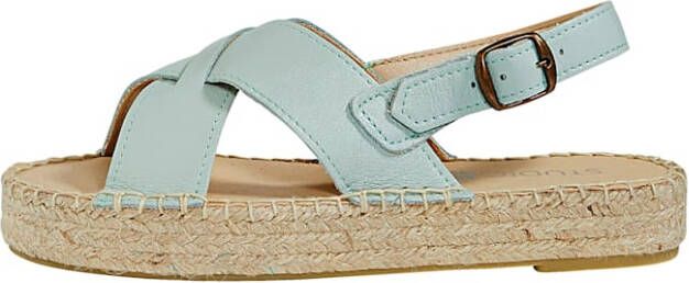 Studio W Sandaaltje in trendy espadrillestijl Mint
