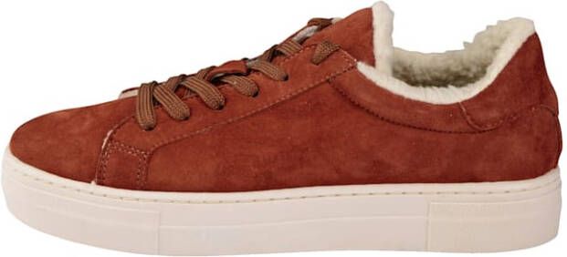 Studio W Sneaker met mooi imitatievacht Roest