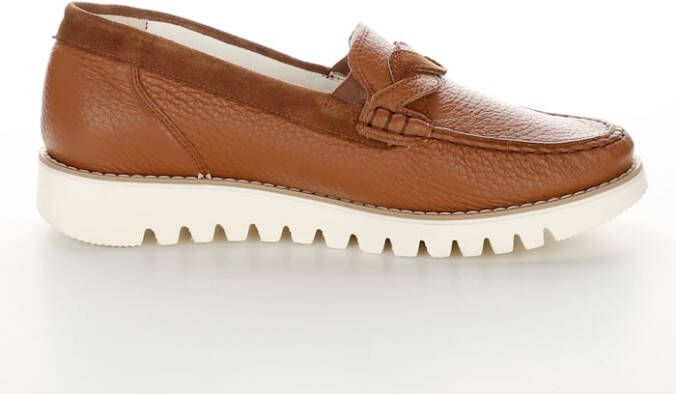 Waldläufer Mocassin van generfd hertennappa Cognac