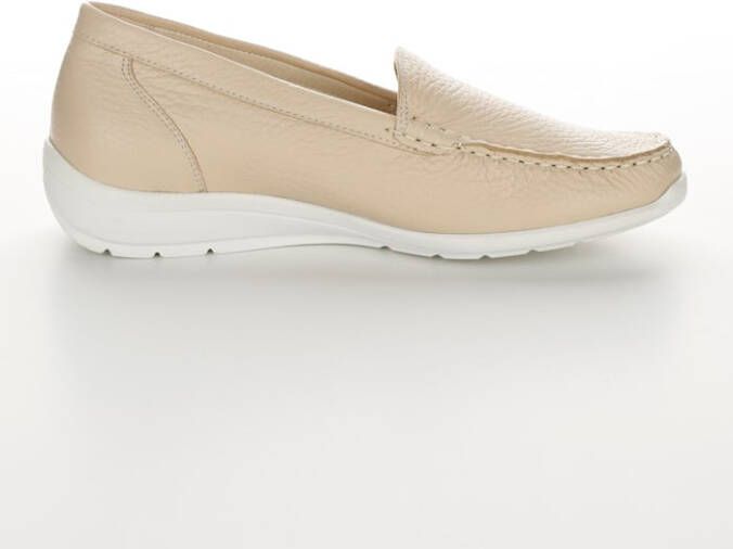 Waldläufer Mocassin van hertenleer Beige