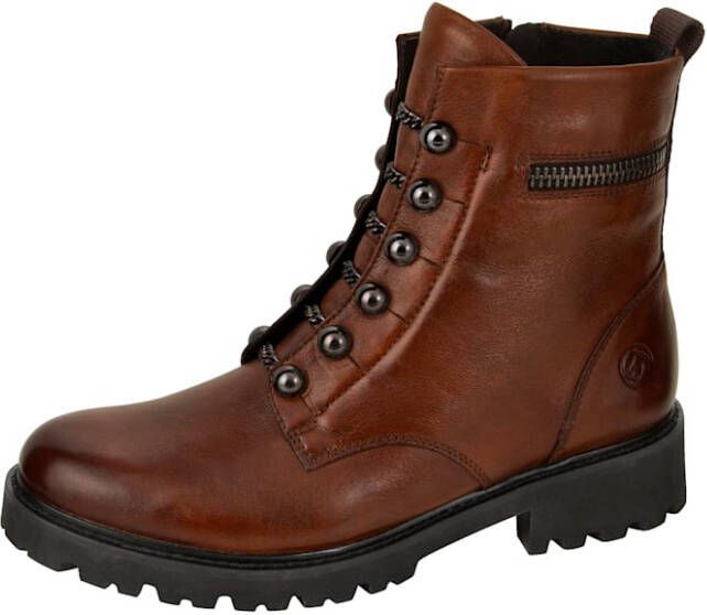 Remonte Hoge veterschoen met sierketting Bruin - Foto 2