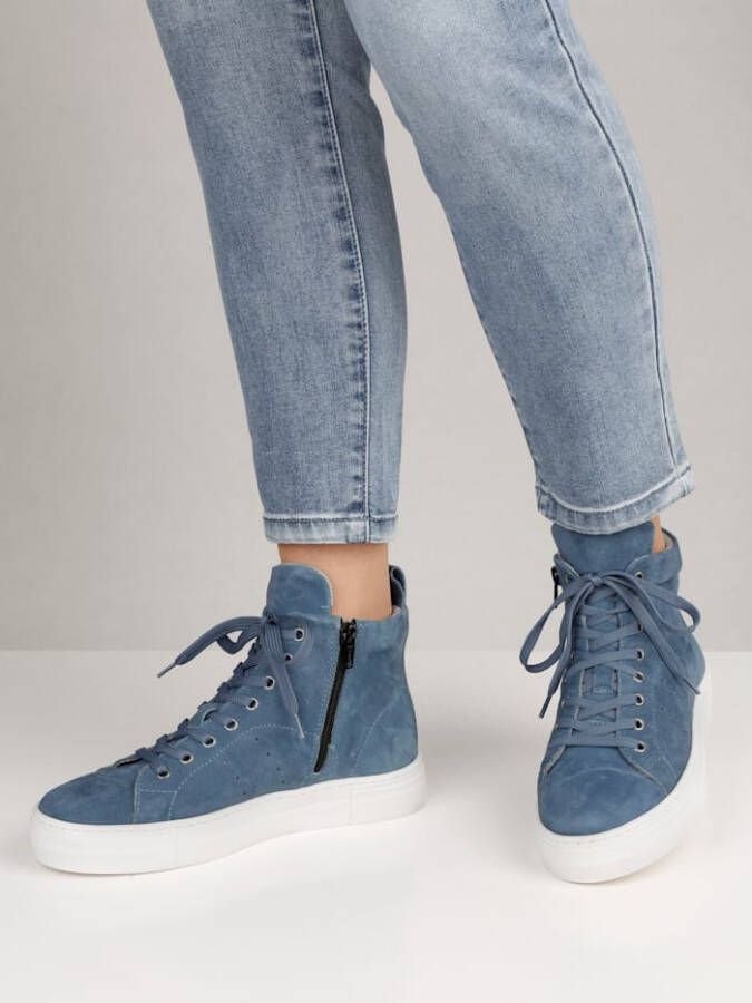 Studio W Hoge sneaker in modieuze stijl Blauw