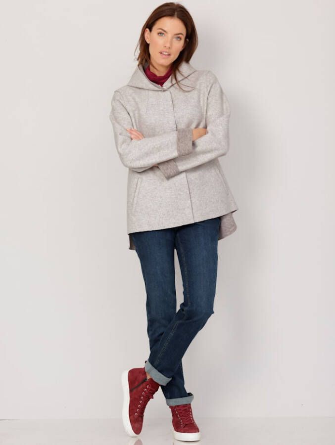 Studio W Hoge sneaker in modieuze stijl Donkerrood