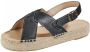 Studio W Sandaaltje in trendy espadrillestijl Marine - Thumbnail 1