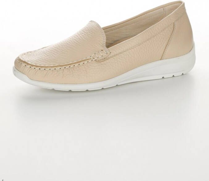 Waldläufer Mocassin van hertenleer Beige