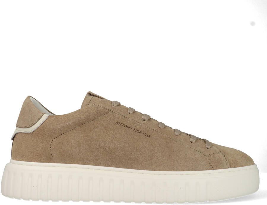 Antony Morato Heren Lage sneakers Aries Mmfw01902 Beige Suède - Foto 5