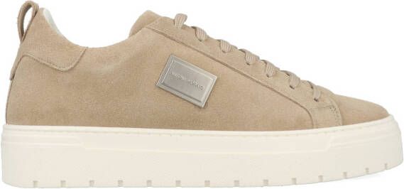 Antony Morato Sneakers van echt leer met logo-applicatie model 'Suede' - Foto 4