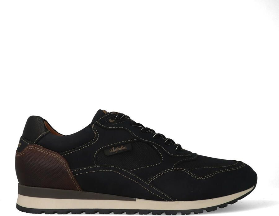 Australian HEREN SNEAKERS BLAUW 15.1722.01-SIG FABIAN BLUE LEATHER BLUE-BROWN-BLACK - Foto 6