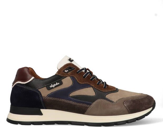 Australian Tiago Sneakers Heren Leren Sneaker Taupe - Foto 3