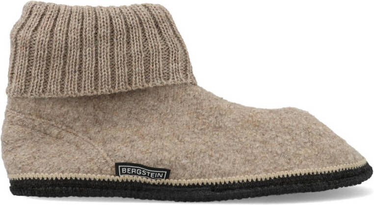 Bergstein Cozy Sloffen Pantoffels voor en kinderen 100% Zuiver sc wol Beige - Foto 19