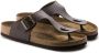 Birkenstock Ramses Habana regular Birko-Flor Nubuck Heren Teenslipper Nubuck Brown - Thumbnail 7