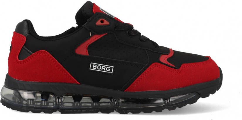 Björn Borg Sneakers X500 PRF BLK 0950 Zwart Rood