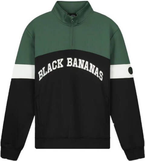 Black Bananas Huddle Tracktop MENFW22.2.03 Zwart