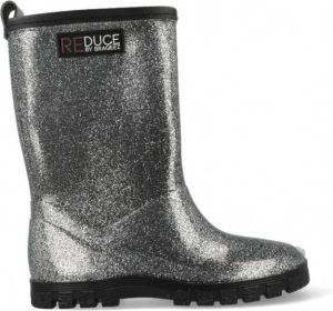 Braqeez Regenlaarzen Duurzaam RD121960-789 Glitter Zwart