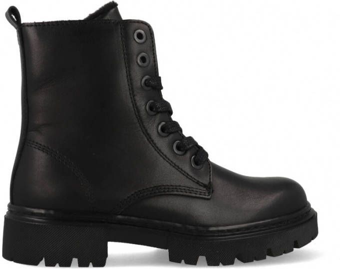 Bullboxer Ajs500 Veterboots Laarzen Met Veters Zwart