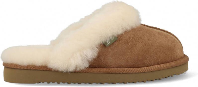 Bullboxer House Shoe Kids Unisex Tan Cognac 31 Sloffen