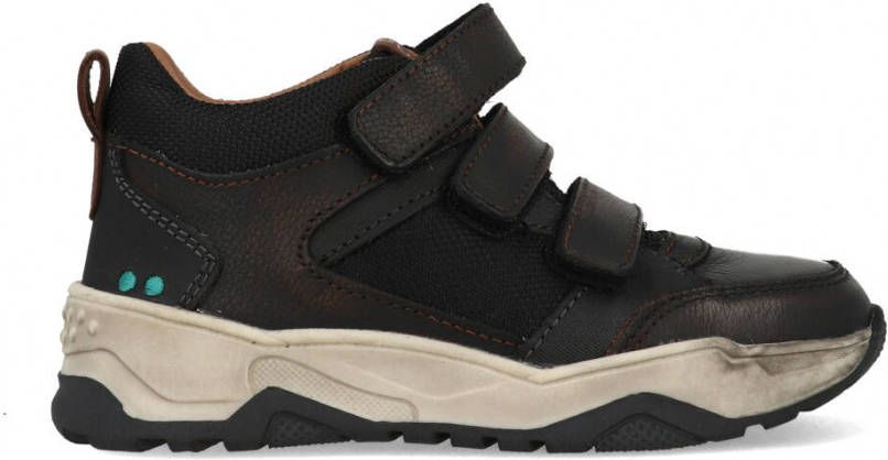 BunniesJR Bunnies JR 221841 519 Hoge Sneakers Bruin Leer Klittenband