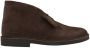 Clarks Veterboot Desert Boot Evo Donkerbruin Verwisselbaar Voetbed - Thumbnail 4