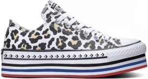 Converse All Stars Chuck Taylor Platform 566764C Wit Bruin
