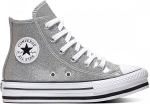 Converse All Stars Chuck Taylor Platform 666400C Zilver Wit
