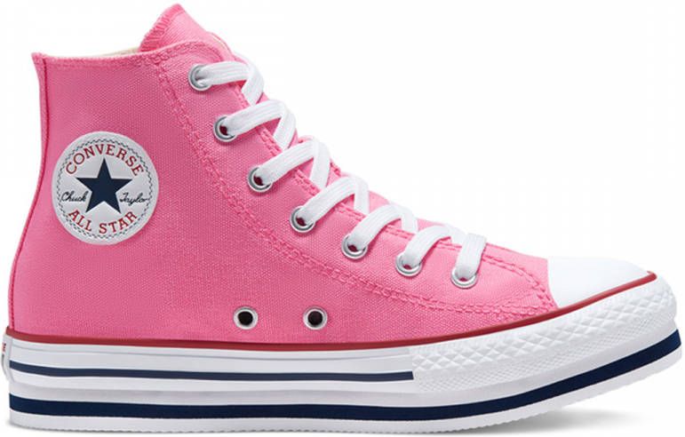 Converse All Stars Chuck Taylor Platform 668027C Roze / Wit-38.5 maat 38.5  - Schoenen.nl