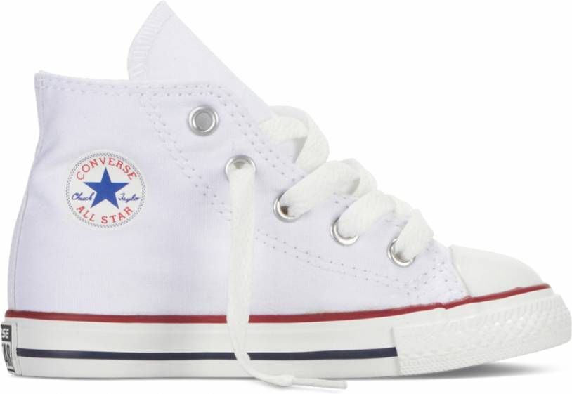 Dinkarville puur federatie Converse All Stars Hoog Kids 7J253C Wit - Schoenen.nl