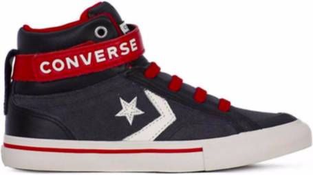 Converse All Stars Kids Pro Blaze Strep Leathers Hoog 662759C Zwart -  Schoenen.nl