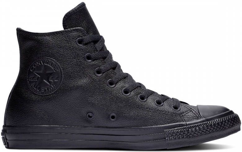 Converse All Stars Leather Hoog 135251C Zwart