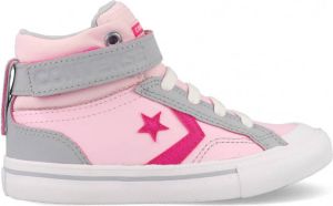 Converse All Stars Pro Blaze Strap Hoog 666050C Roze Grijs Wit
