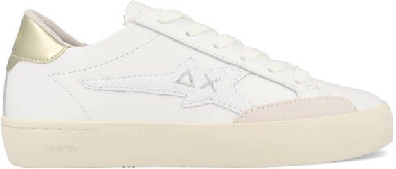 Sun68 Katy Leather Tennisschoenen Wit Goud White Dames