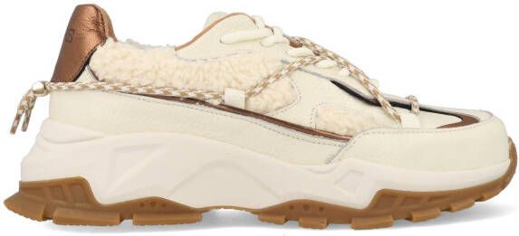 DWRS The label BLACK FRIDAY DEAL Dames Sneakers Wit Leer