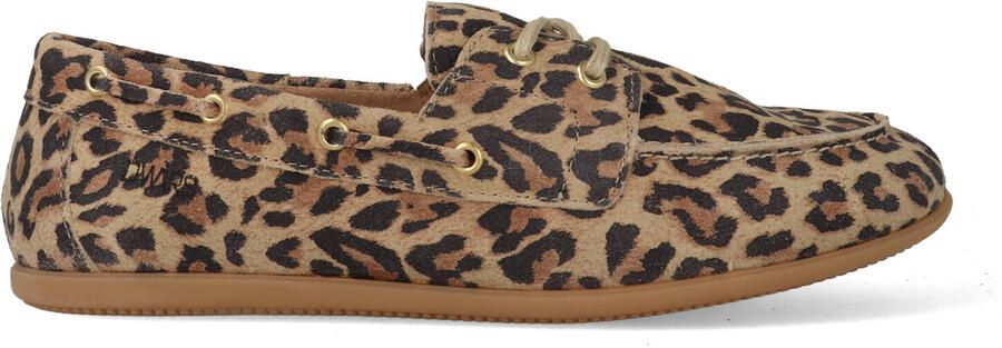 DWRS LABEL DWRS Latty leopard mocassins cognac Suede Dames - Foto 2
