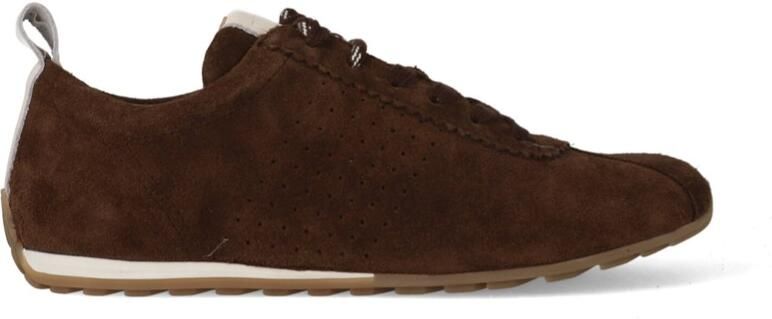 DWRS Sneakers Sisak Donker Bruin Off White
