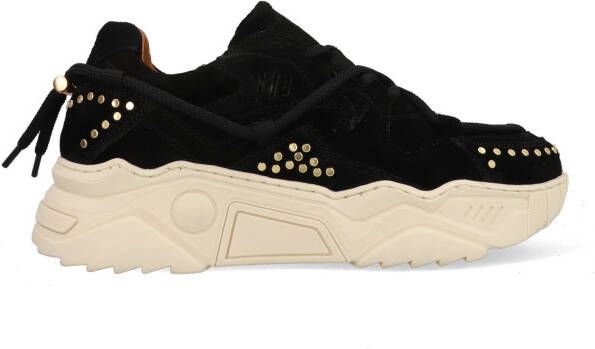 DWRS JUPITER studs chunky leren sneakers zwart - Foto 2