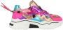 Dwrs Dames Sneakers Jupiter Neon Pink Purple Multi - Thumbnail 2