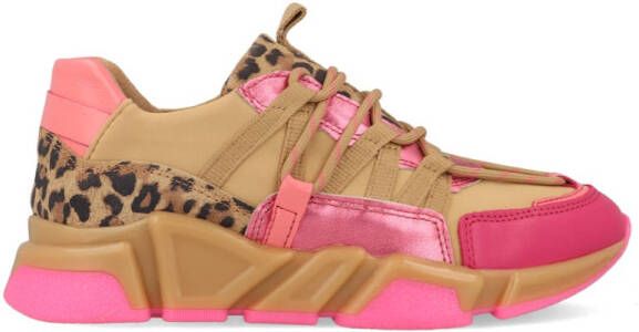 DWRS Los Angeles Leopard B9101-81-5388 Roze Bruin