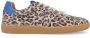DWRS LABEL DWRS POONA Leopard Sand Kobalt Dames Sneaker B11456 - Thumbnail 2