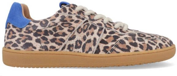 DWRS Poona Leopard B11456-01-8320 Beige Blauw