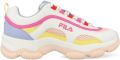 Fila Strada Dreamster Sneakers wit Imitatieleer Dames - Wit